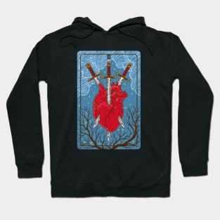 Tarot card - Three Of Swords Hoodie